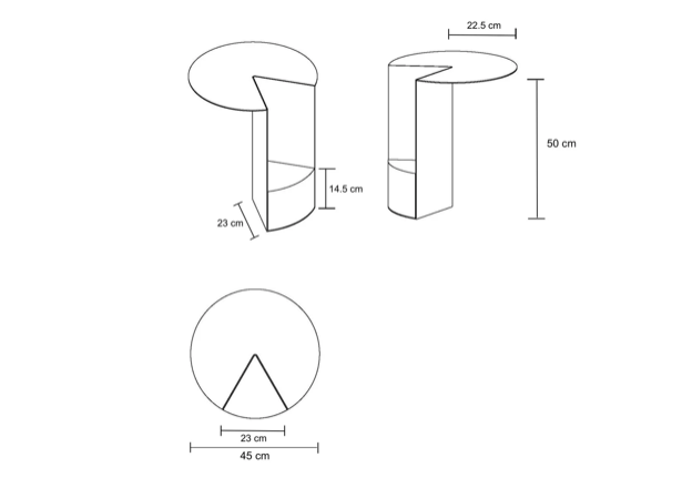 La Sombra Contemporanea Side Table