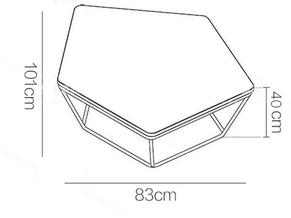 Pentagon Coffee Table